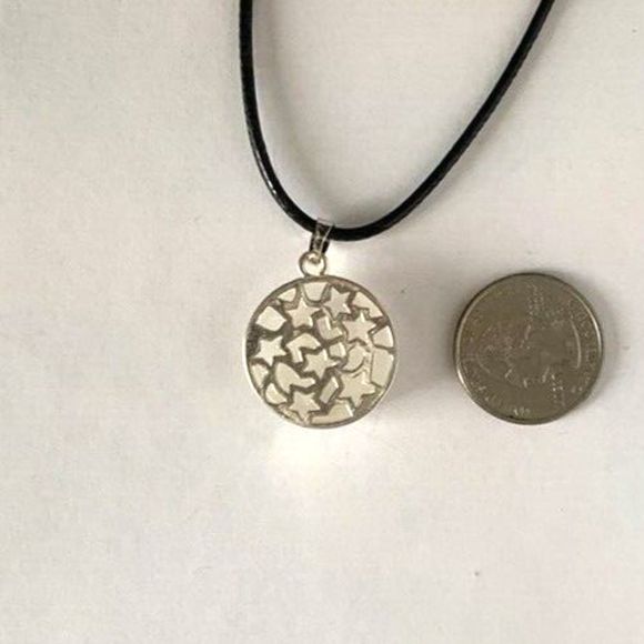 Clear Quartz Crystal Two Cats Couple Pendant Necklace With Premium Wax Cord 18" - Picture 4 of 5